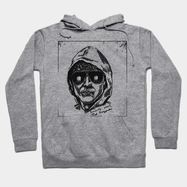 Ted Kaczynski Wearing Hoodie Hoodie by Hirasaki Store